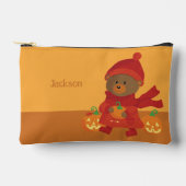 Herfst Bruin Beer Kind Potlood Pouch Etui (Voorkant)