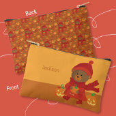 Herfst Bruin Beer Kind Potlood Pouch Etui