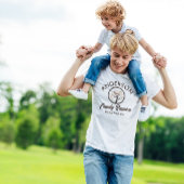 Herfst bruin familiereünie stamboom bladeren t-shirt