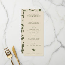 Herfst Brunch | Vallende Bladeren Olijfgroen
