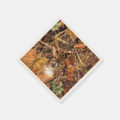 Herfst Buck in Camo White Tail Deer Servet (Hoek)