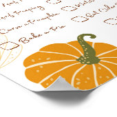 Herfst Bucket List Activiteit Checklist Poster (Hoek)