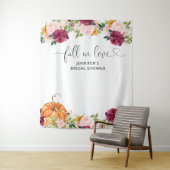 Herfst burgundy verliefd worden bruidsmeisje douch wandkleed (In situ)