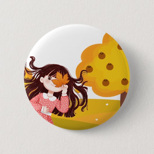 Herfst Button (Voorkant)