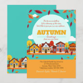 Herfst Buurt Verhuisbericht Aankondiging (Voorkant / Achterkant)