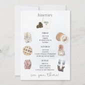 Herfst Cabin & Pumpkins Bachelorette Uitnodiging (Achterkant)