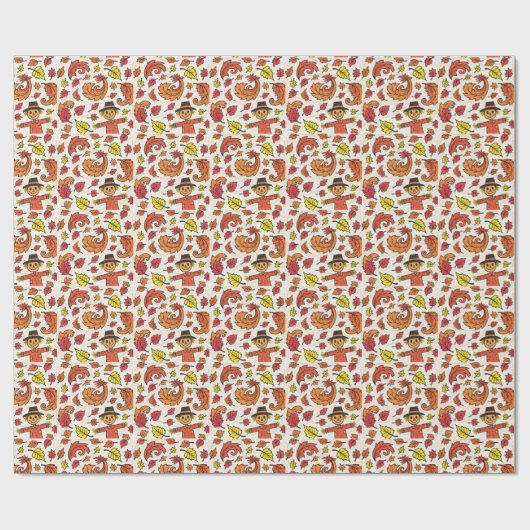 herfst cadeaupapier (Vlak)