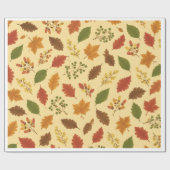 Herfst Cadeaupapier - Herfstbladeren (Vlak)