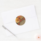 Herfst Cala Lily Boeket Envelope Seal Ronde Sticker (Envelop)