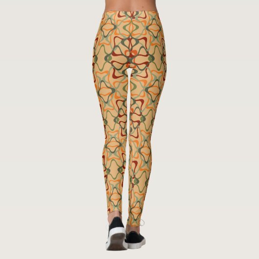 Herfst caleidoscoop leggings (Achterkant)
