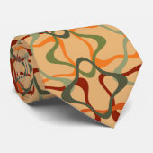 Herfst caleidoscoop stropdas (Opgerold)