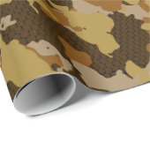 Herfst Camo Wrapping Paper Cadeaupapier (Rol Hoek)