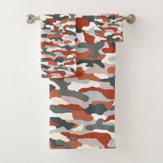 Herfst Camouflage Bad Handdoek (Insitu)