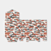 Herfst Camouflage Bedankdoosjes (Uitgevouwen)
