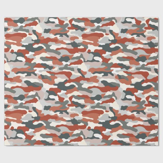 Herfst Camouflage Cadeaupapier (Vlak)