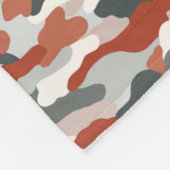 Herfst Camouflage Fleece Deken (Hoek)