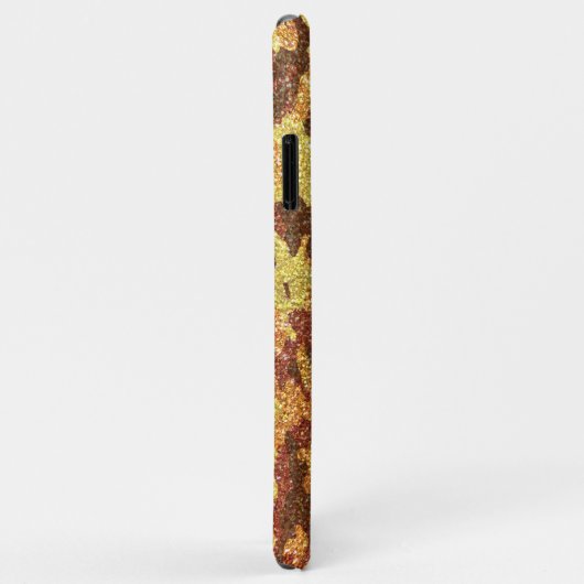 Herfst Camouflage Glitter Sinaasappel Jacht Camo Case-Mate iPhone Case (Achterkant/rechts)