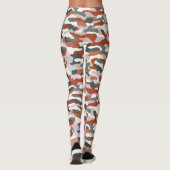 Herfst Camouflage Leggings (Achterkant)