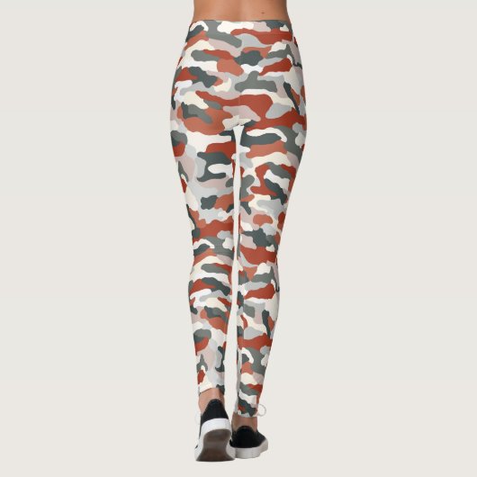 Herfst Camouflage Leggings (Achterkant)