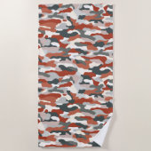 Herfst Camouflage Strandlaken (Voorkant)