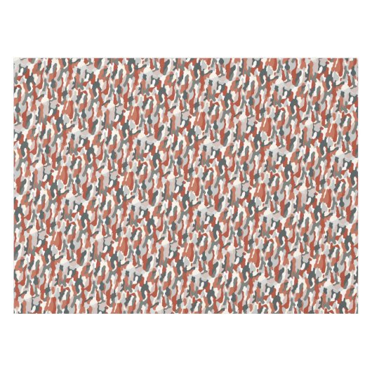 Herfst Camouflage Tafelkleed (Voorkant (Horizontaal))