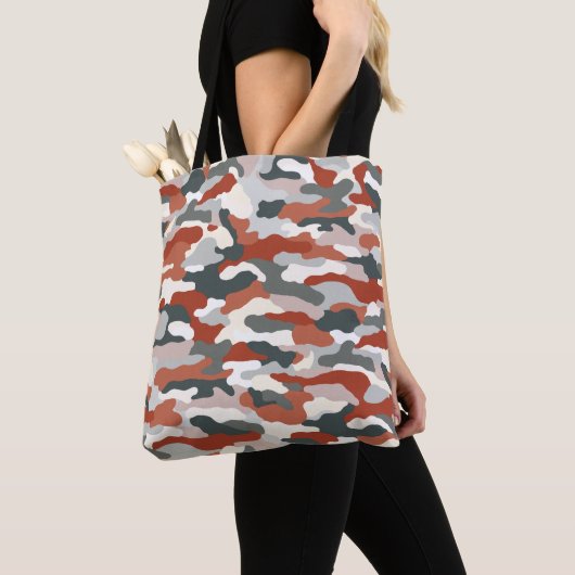 Herfst Camouflage Tote Bag (Dichtbij)