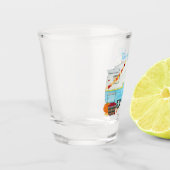 Herfst Camping Trailer Shot Glas (Links)