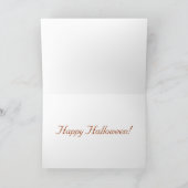 Herfst Candy Corn "Happy Halloween!" Kaart (Binnen)