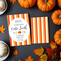 Herfst Candy Corn Shower Uitnodiging