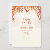 Herfst Canopy Invitation