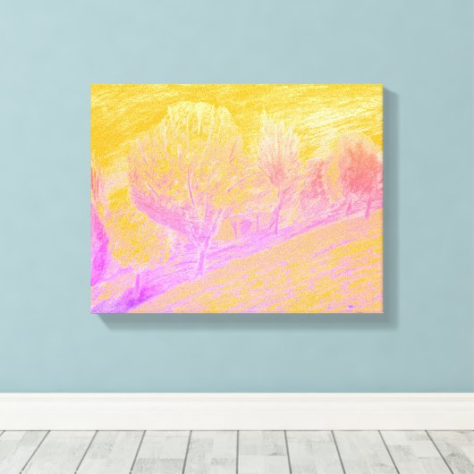 Herfst Canvas (Insitu (Houten vloer))