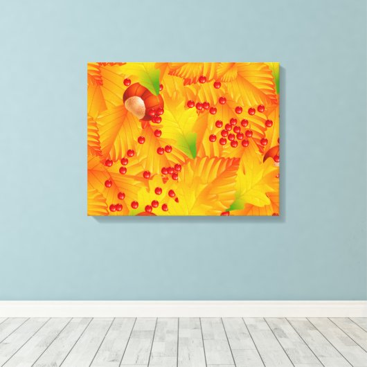 herfst canvas afdruk (Insitu (Houten vloer))