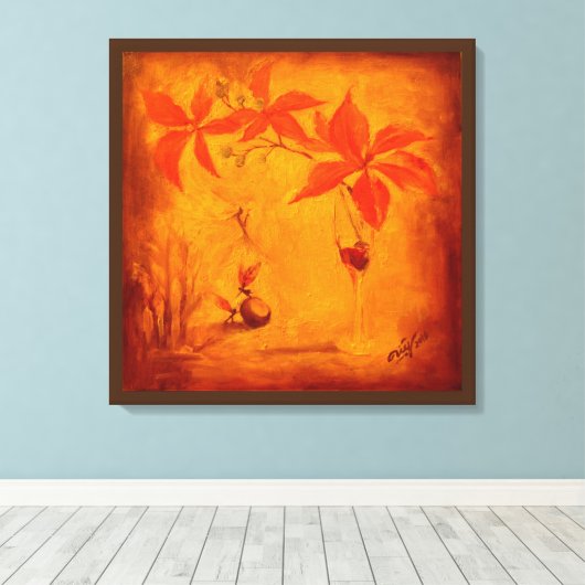 Herfst Canvas Afdruk (Insitu (Houten vloer))