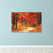 herfst canvas afdruk (Insitu (Houten vloer))