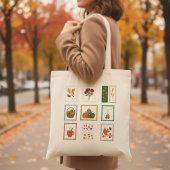 Herfst Canvas tas, herfst seizoen canvas tas