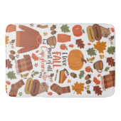 Herfst Capybara badkamermat Badmat (Voorkant)