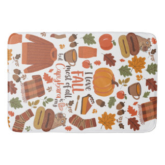 Herfst Capybara badkamermat Badmat