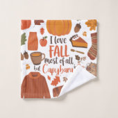 Herfst Capybara Handdoek (Wasdoekje)