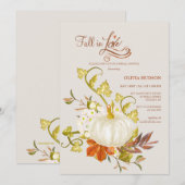 Herfst Caress Vrijgezellenfeest Kaart (Voorkant / Achterkant)