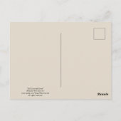 Herfst Carrousel Paard Briefkaart (Achterkant)