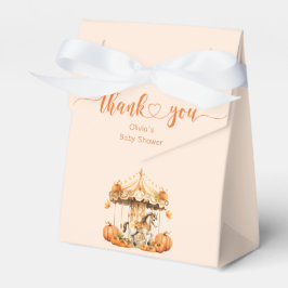 Herfst Carrousel pompoen is onderweg Bedankdoosjes