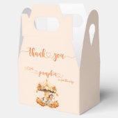 Herfst Carrousel pompoen is op weg naar de gunstbo Bedankdoosjes (Geopend)