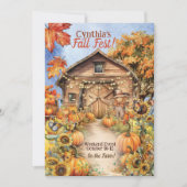 Herfst Celebration Uitnodigingen (Voorkant)