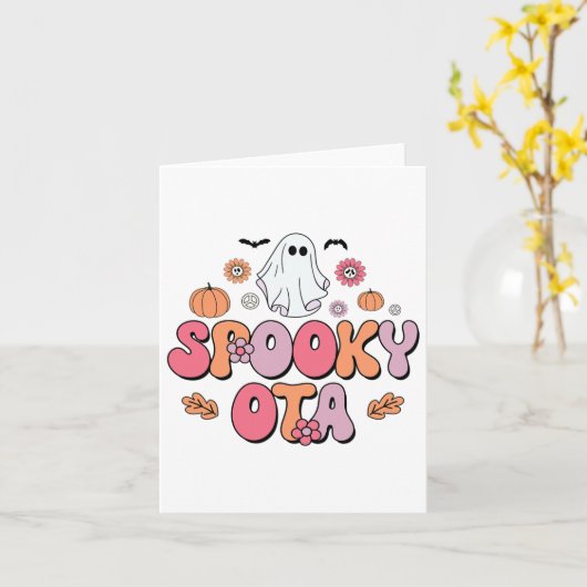 Herfst Certified Occupational Therapy Istant Ota H Kaart (Gele Bloem)