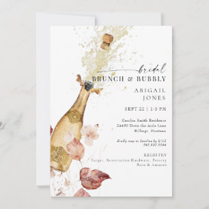 Herfst Champagne Bridal Brunch & Bubbly Kaart