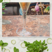 Herfst Champagne Celebration Theedoek (Gevouwen)