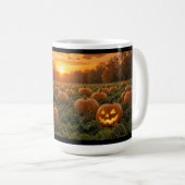Herfst Charme Pompoenveld Koffiemok (Voorkant rechts)