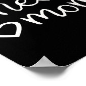 Herfst Cheer Moeder Cheerleading Cheerleader Mama Poster (Hoek)