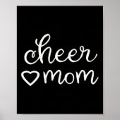Herfst Cheer Moeder Cheerleading Cheerleader Mama  Poster (Voorkant)