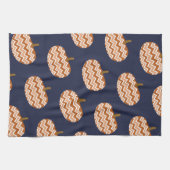 Herfst Chevron Pumpkins & Navy Theedoek (Horizontaal)